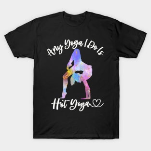 Funny Hot Yoga Mom Yoga Workout Instructor Teacher Yogi Mom T-Shirt